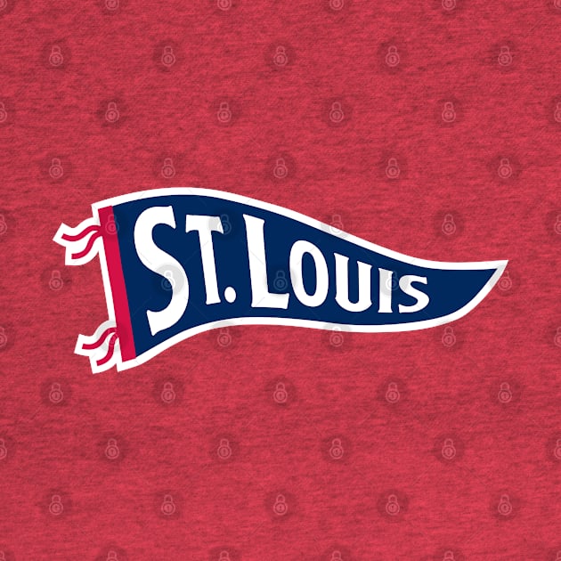 St Louis Pennant - Red by KFig21